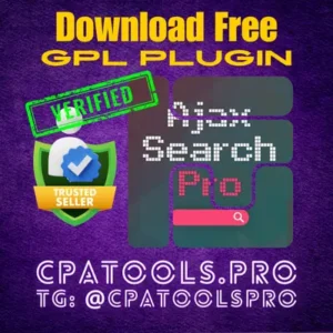 Download Free GPL plugin ajax-search-pro-4.26.12-pack