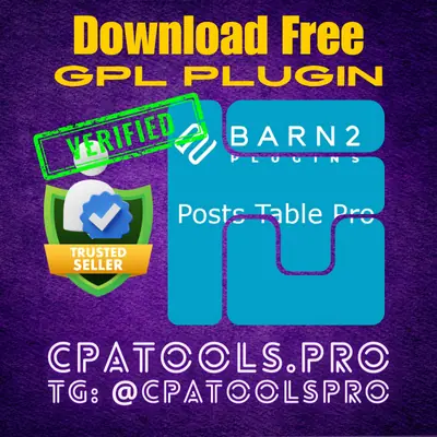 Download Free GPL plugin barn2-posts-table-pro-3.1.4-pack