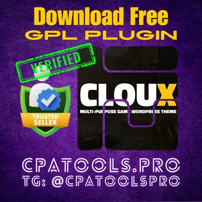 Download Free GPL plugin cloux-wp-theme-1.1.3-U