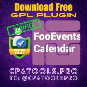 Download Free GPL plugin fooevents-calendar-1.7.3