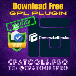 Download Free GPL plugin generateblocks-pro.1.7.0