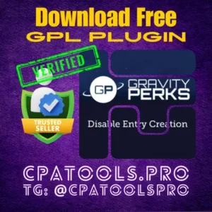 Download Free GPL plugin gp-disable-entry-creation_2.0.3