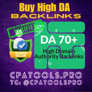 Buy High DA Backlinks