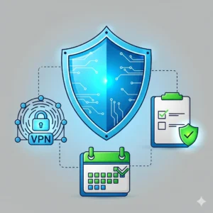 Best practices for safely using a TextPlus account, including using a VPN